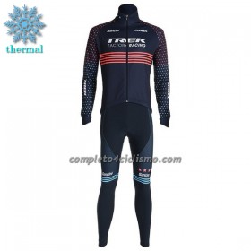 Completo Maglia ML + Pantaloncino con bretelle ML 2022 Trek Factory Racing CX Winter Invernale